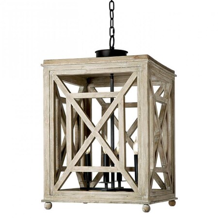 Regina Andrew Wood Lattice Lantern 16-1041